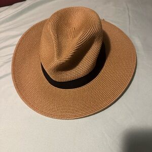 Banana Republic Brown Fedora with Black Band